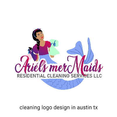 cleaning logo designer near me