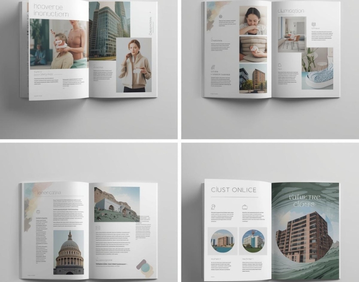 Austin business brochure design example showing professional layout and branding